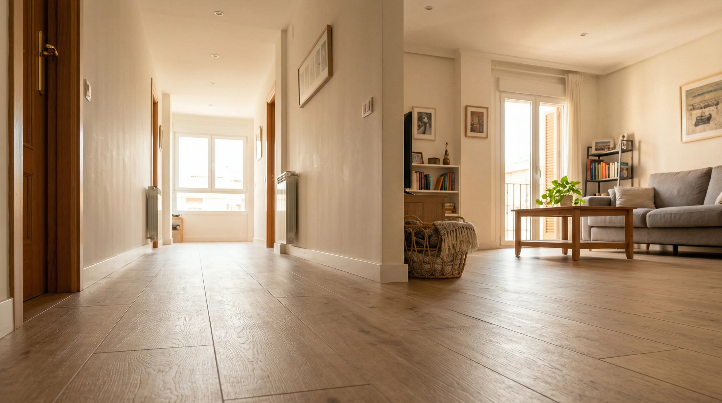 Suelo parquet reformado en Zaragoza